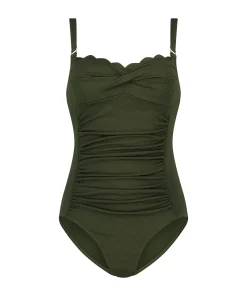 Flash Sale Badpak Scallop Vrouwen Badpakken
