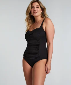 Outlet Badpak Scallop Vrouwen Badpakken