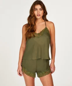 New Cami Top Satin Vrouwen Pyjama'S