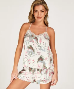 Online Cami Top Woven Lace Vrouwen Pyjama'S