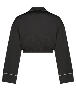 Best Sale Cropped Jack Met Lange Mouwen Vrouwen Pyjama'S