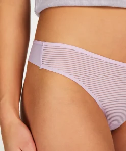 Hot Invisible String Stripe Mesh Vrouwen Strings & Boxerstrings
