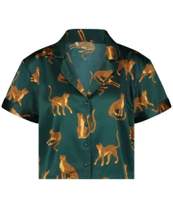 Shop Jacket Satin Vrouwen Pyjamatops