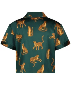Shop Jacket Satin Vrouwen Pyjamatops
