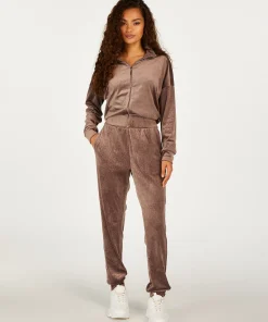 Cheap Joggingbroek Velours Vrouwen Pyjama'S