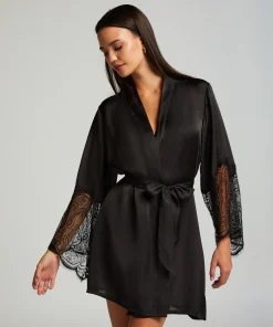 Hot Kimono Satin Lace Vrouwen Kimono'S