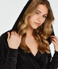 Best Sale Korte Badjas Velours Vrouwen Badjassen