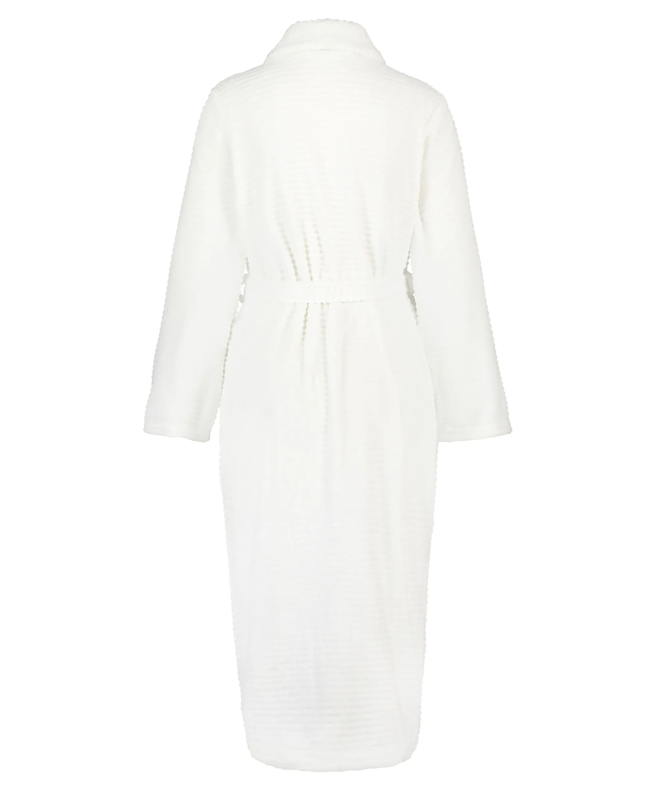 Clearance Lange Badjas Fleece Rib Vrouwen Badjassen