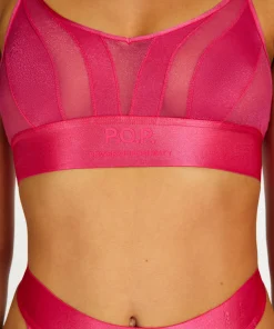 Fashion Mesh Bralette Glossy Vrouwen Bh'S Zonder Beugel