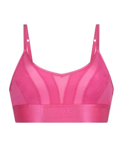Fashion Mesh Bralette Glossy Vrouwen Bh'S Zonder Beugel