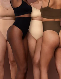 Discount Naadloze Corrigerend String Met Hoge Taille Vrouwen Strings & Boxerstrings