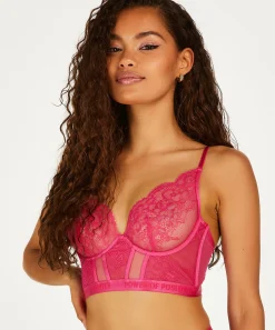 Cheap Niet-Voorgevormde Longline Beugel Bh Honey Vrouwen Beugel Bh'S