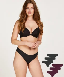 Best Sale 6-Pack Invisible Brazilian Katoen Vrouwen Brazilians & V-Shapes