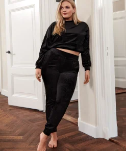 Flash Sale Petite Joggingbroek Velours Vrouwen Pyjama'S