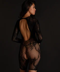 Best Playsuit Open Kruis Lace Vrouwen Sexy Beenmode
