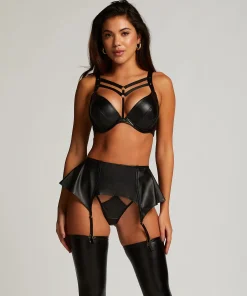 Hot Private Jarretel Lerenlook Vrouwen Jarretels