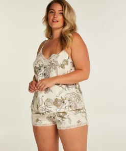 Online Pyjama Short Satin Vrouwen Pyjama'S