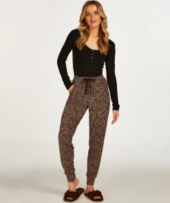 Best Sale Pyjama Top Lange Mouwen Rib Vrouwen Pyjama'S