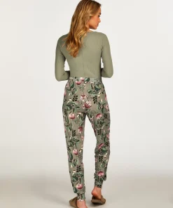 Hot Pyjamabroek Jersey Vrouwen Pyjama'S