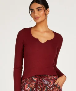 Store Pyjamatop Lange Mouwen Vrouwen Pyjama'S