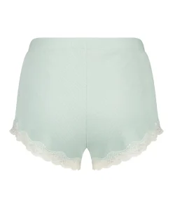 Cheap Ribbed Lace Shorts Vrouwen Pyjama'S