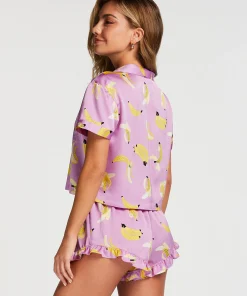 Outlet Satin Shorts Vrouwen Pyjama'S