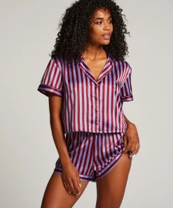 Fashion Satin Shorts Vrouwen Pyjama'S