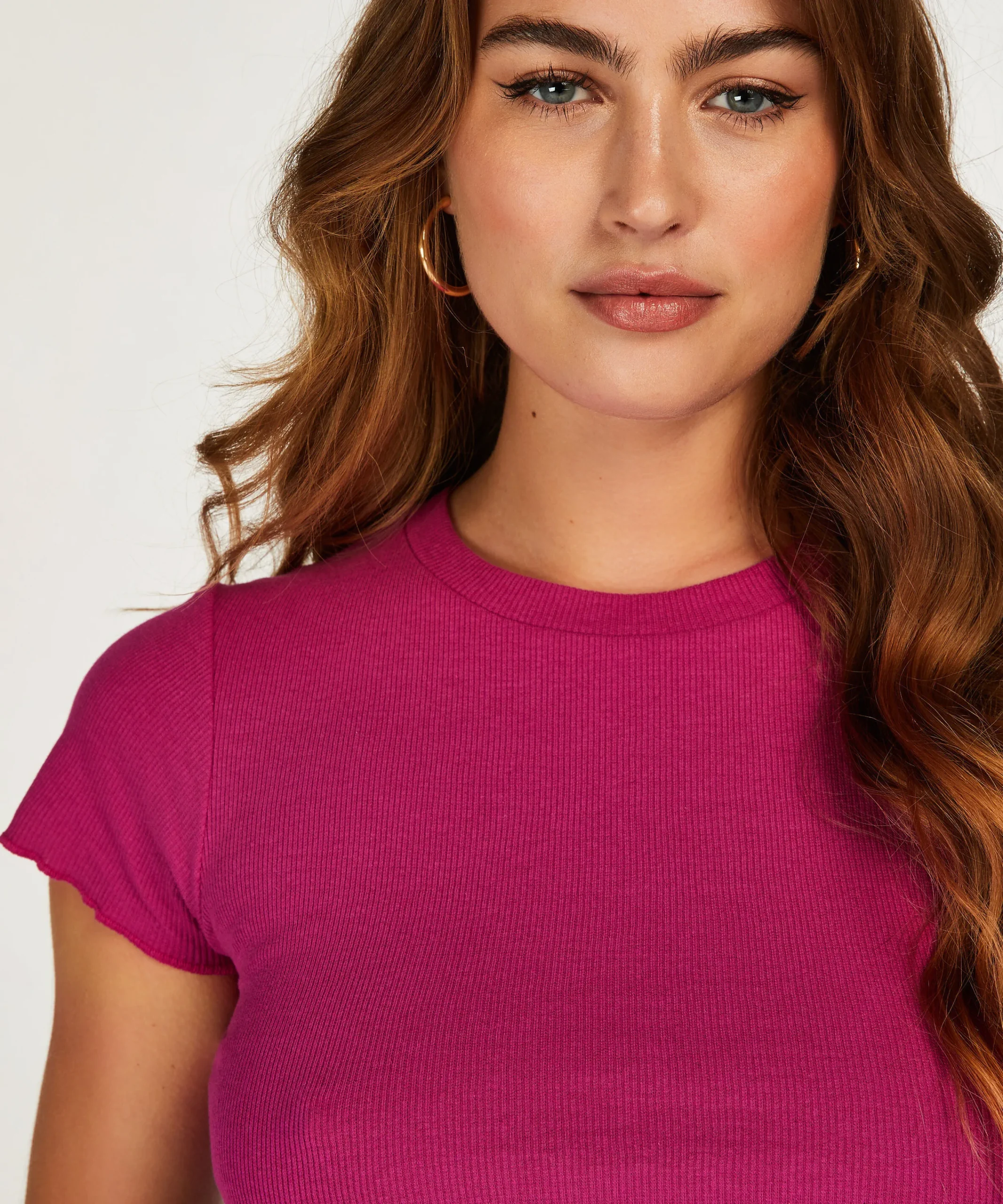 Cheap Shirt Met Korte Mouwen Rib Vrouwen Pyjama'S