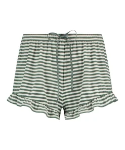 Clearance Shorts Ruffle Velours Vrouwen Pyjama'S