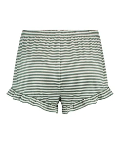 Clearance Shorts Ruffle Velours Vrouwen Pyjama'S