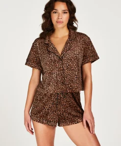 Online Shorts Velours Vrouwen Pyjama'S