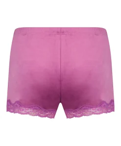 Fashion Shorts Velours Lace Vrouwen Pyjama'S