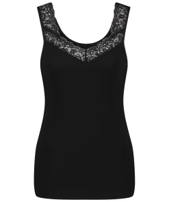 Clearance Singlet Rib Lace Vrouwen Pyjama'S