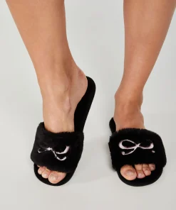 Cheap Slippers Fake Fur Vrouwen Pantoffels