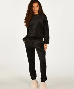 New Tall Joggingbroek Velours Vrouwen Pyjama'S