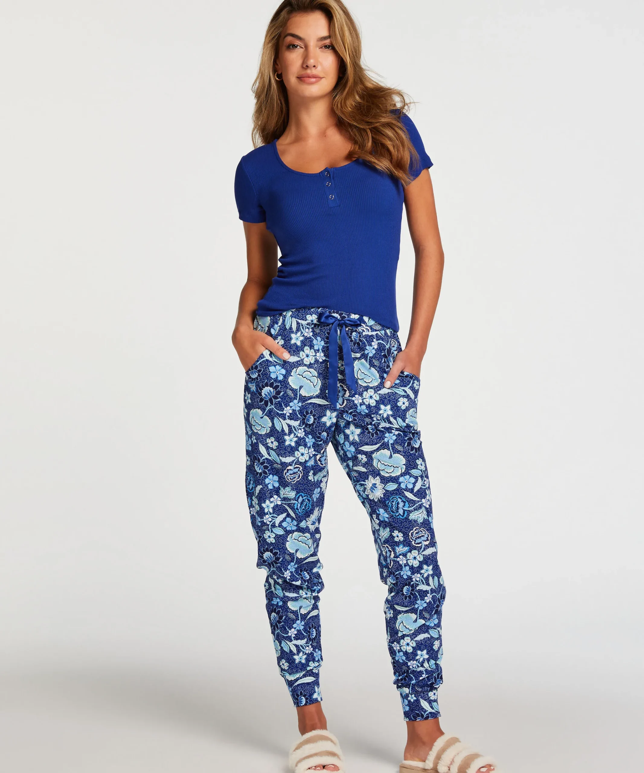 New Tall Pyjamabroek Jersey Vrouwen Pyjama'S