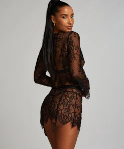 Outlet Top Allover Lace Vrouwen Pyjama'S