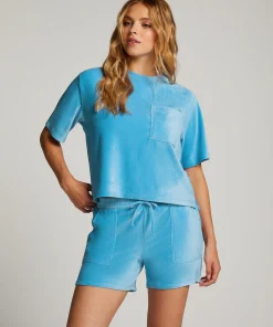 Discount Top Rib Velours Vrouwen Pyjama'S