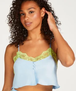 Online Top Satin Lace Vrouwen Pyjama'S