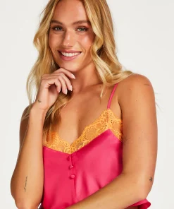 Outlet Top Satin Lace Vrouwen Pyjama'S