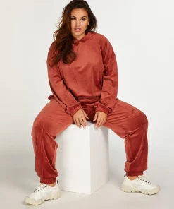 Fashion Top Velours Vrouwen Pyjama'S
