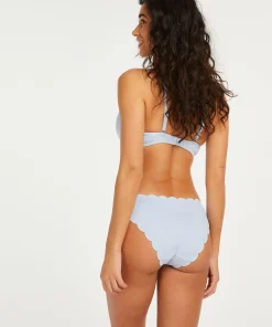 Fashion Voorgevormde Beugel Bikinitop Scallop Vrouwen Bikini'S
