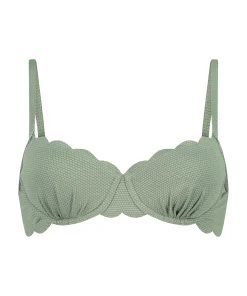 Online Voorgevormde Beugel Bikinitop Scallop Vrouwen Bikini'S