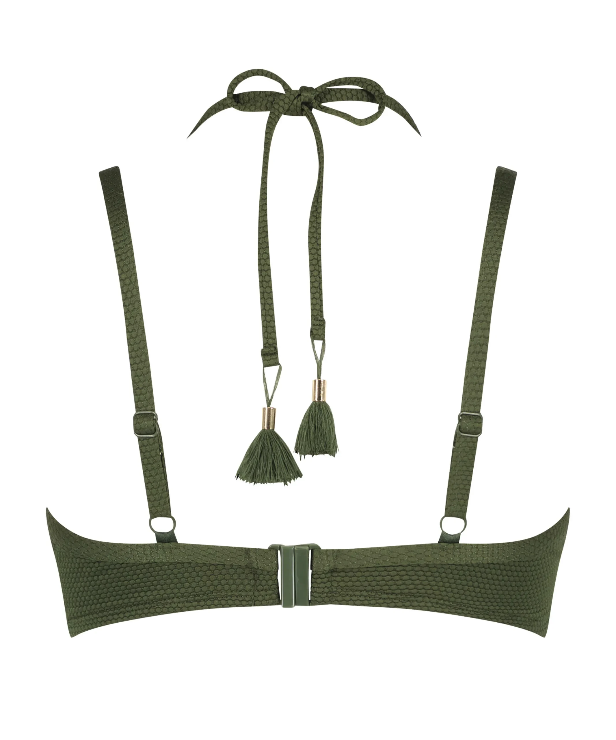 Outlet Voorgevormde Beugel Bikinitop Scallop Vrouwen Bikini'S