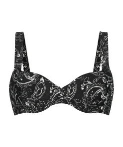 Discount Voorgevormde Beugel Bikinitop Paisley Vrouwen Bikini'S