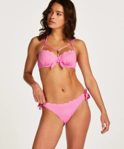 New Voorgevormde Beugel Bikinitop Scallop Vrouwen Bikini'S