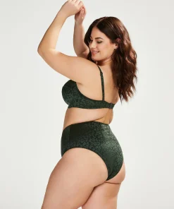 Clearance Voorgevormde Beugel Bikinitop Tonal Leo Cup E + Vrouwen Bikini'S