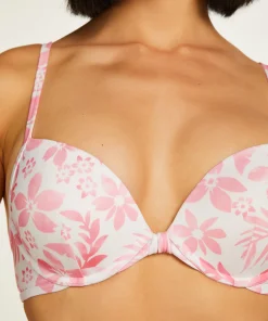 Fashion Voorgevormde Bikinitop Met Beugel Tropical Vrouwen Bikini'S
