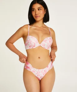 Fashion Voorgevormde Bikinitop Met Beugel Tropical Vrouwen Bikini'S