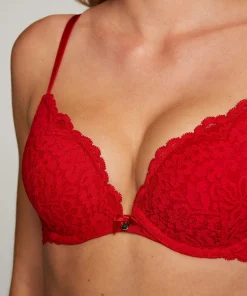 Cheap Voorgevormde Push-Up Beugel Bh Rose Vrouwen Push-Up & Maximizer Bh'S